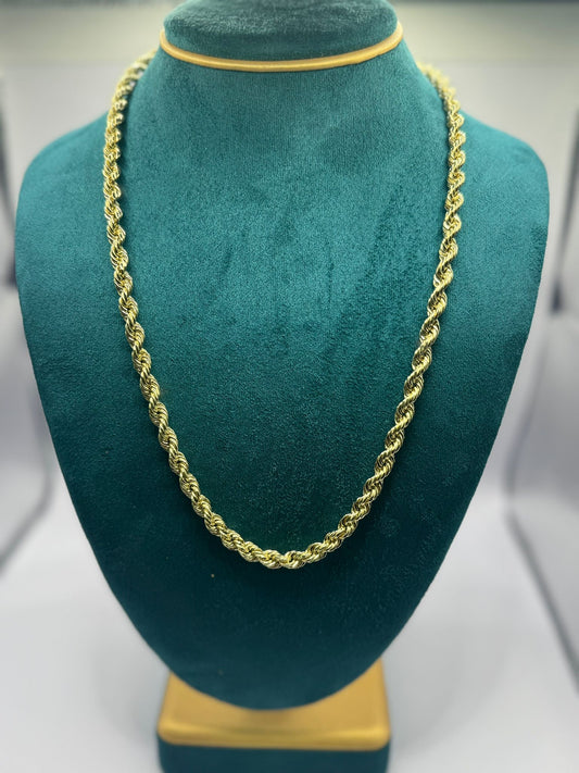New 14k Solid Rope Chain 4.7mm I.J™